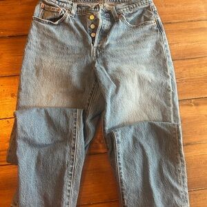 Levi's Blue Straight Leg Women's Jeans